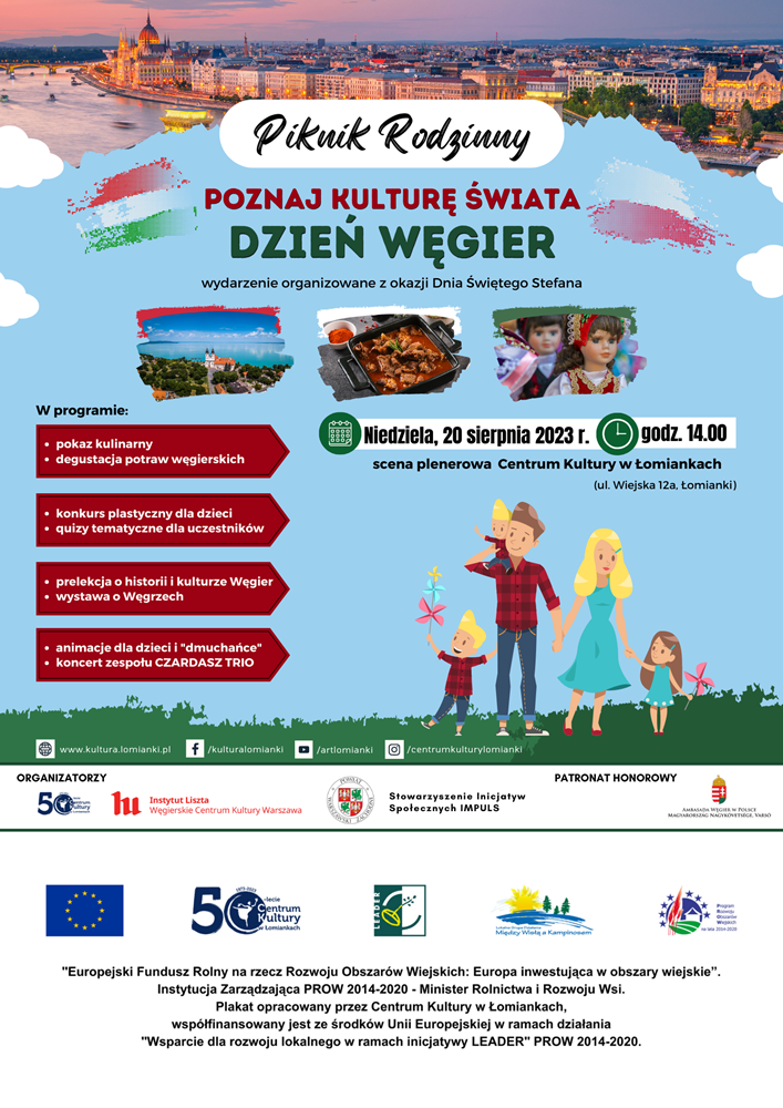 plakat piknik rodzinny dzień Węgier